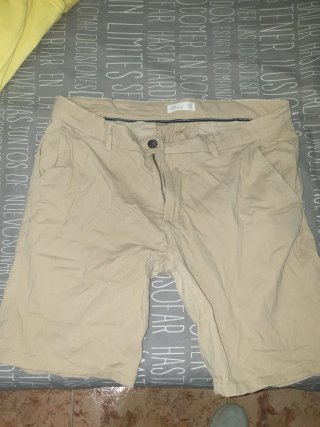 Pantalones cortos beige