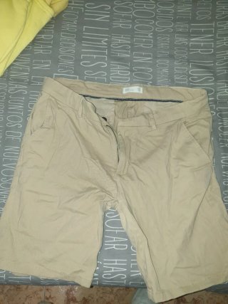 Pantalones cortos beige