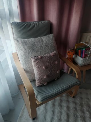 Sillón Ikea Beige y Rosa