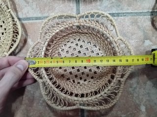 JUEGO 4 BANDEJAS MIMBRE (2 TAMAÑOS)