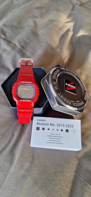 Casio G-Shock GWX5600C Reloj Digital Rojo