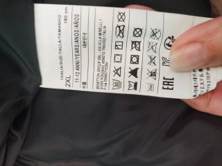 Chaqueta niño Benetton azul. Talla 11-12