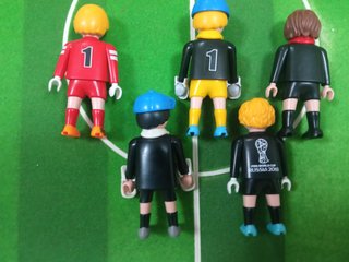 5 Figuras Porteros Fútbol Playmobil
