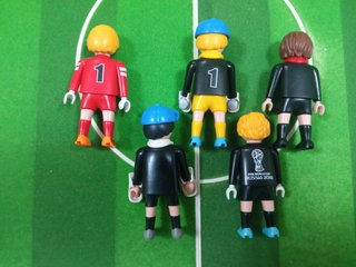 5 Figuras Porteros Fútbol Playmobil