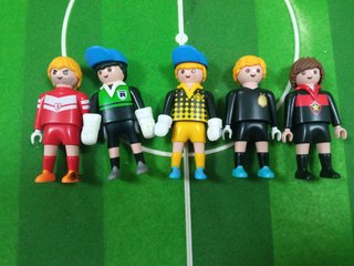 5 Figuras Porteros Fútbol Playmobil