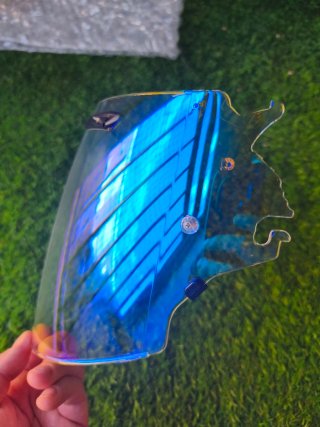 Visera Arai Espejo Azul