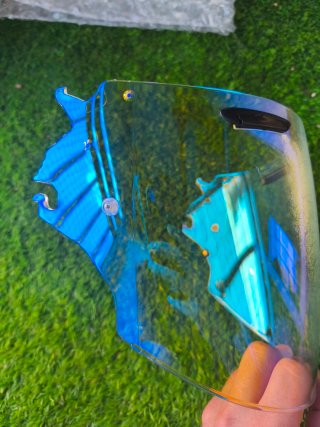 Visera Arai Espejo Azul