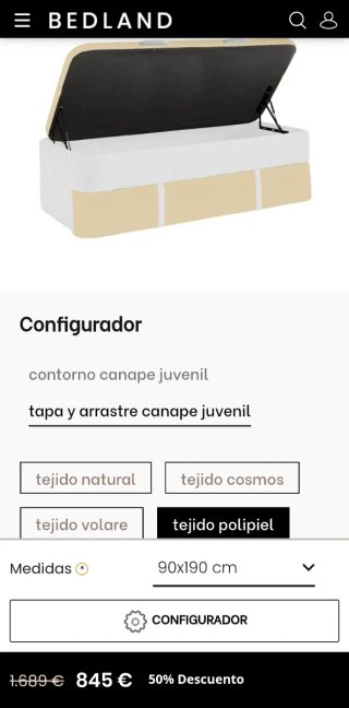 Cama nido con arcón