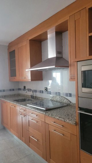 Cocina completa madera y metal