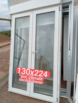 Ventana aluminio 79x179 alto climalit