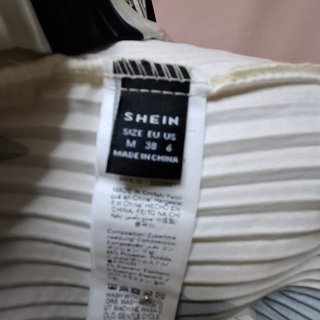 Vestido midi plisado Shein
