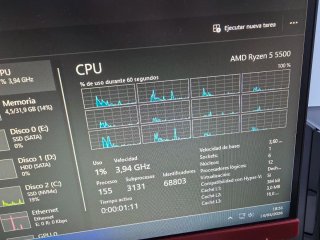 AMD Ryzen 5 5500 + disipador nuevo