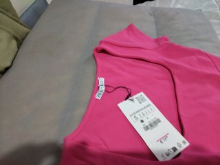 Vestido Zara Rosa Talla S