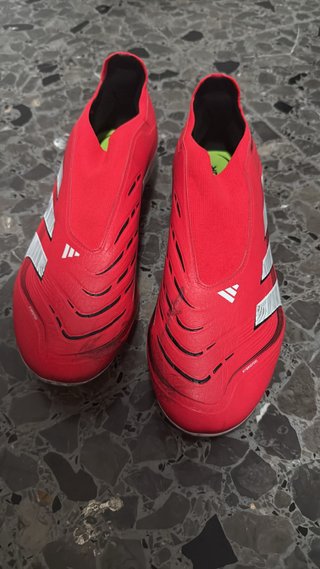 Botines Adidas Predator Rojo/Blanco