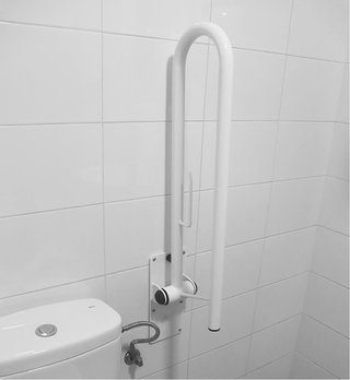 Barra abatible WC con portarrollos PEPE Mobility