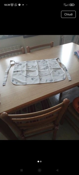 Set grembiule da cucina fantasia