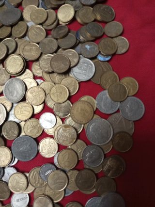 Lote de monedas antiguas variadas Españolas