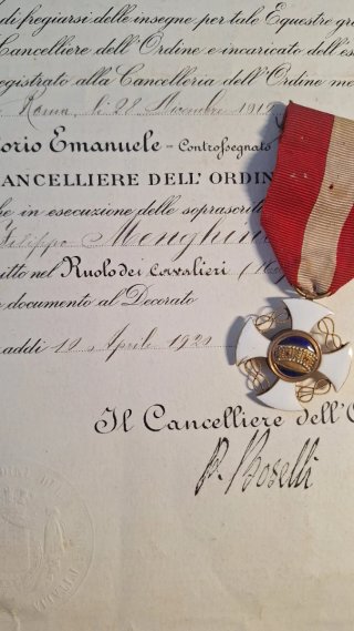 Medaglia Ordine della Corona d'Italia