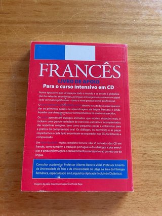 Livro de estudo de Francês com CD