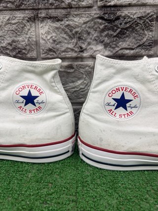 Converse All Star Bianche Tg 45