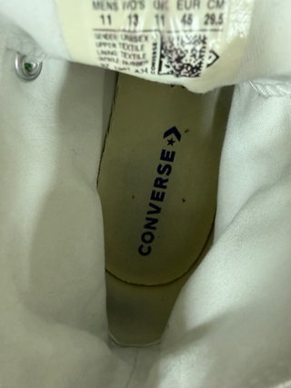 Converse All Star Bianche Tg 45