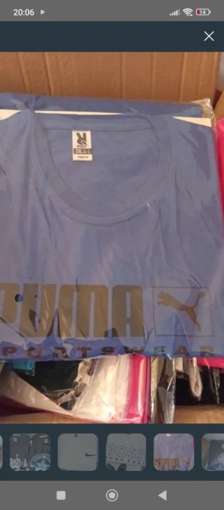 Camisetas Puma y The North Face