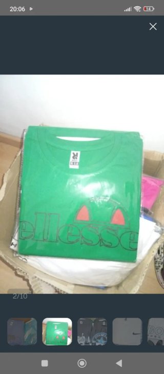 Camisetas Puma y The North Face