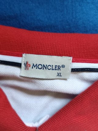 Polo Moncler Y2K Bianco Uomo Taglia XL