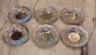 Set 12 decorazioni rose vintage
