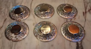 Set 12 decorazioni rose vintage
