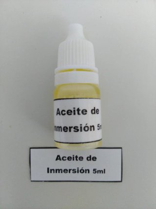 Aceite de Inmersión Microscopio 5ml