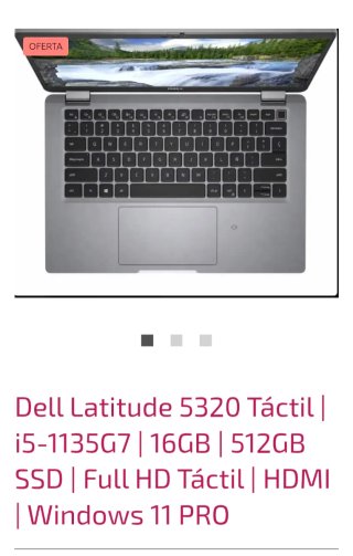 Dell Latitude 5320 Táctil i5-1135G7 16GB 512GB SSD