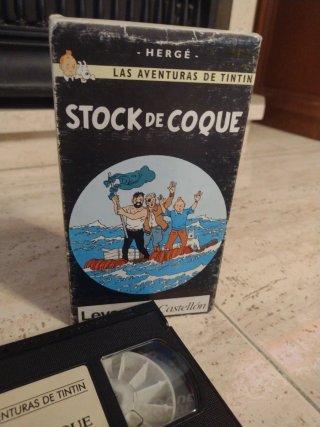 VHS Las Aventuras de Tintín: Stock de Coque