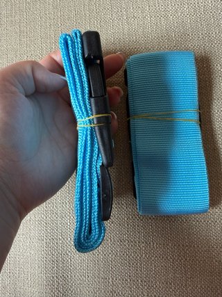 Set 2 Cinghie per Valigie Blu