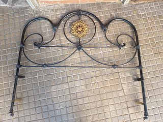 Cabecero de hierro forjado