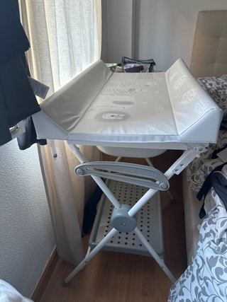 Bañera cambiador bebé 2 en 1