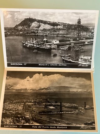 Cuaderno 10 Postales Antiguas Barcelona