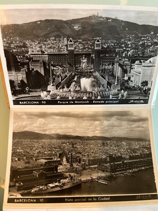 Cuaderno 10 Postales Antiguas Barcelona