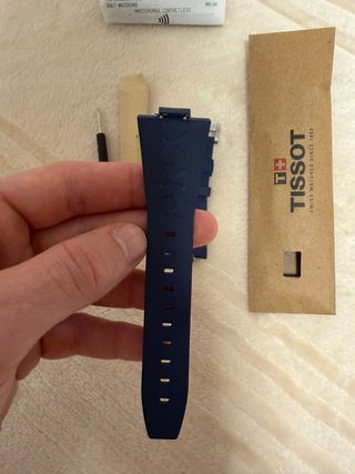 Correa Tissot Caucho Azul