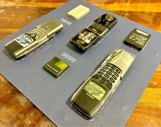 Quadro decorativo 3 Nokia: 8800, 8810 e 8850