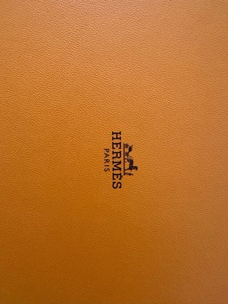 Cravatta Hermès Blu e Bianca Nuova con Scatola