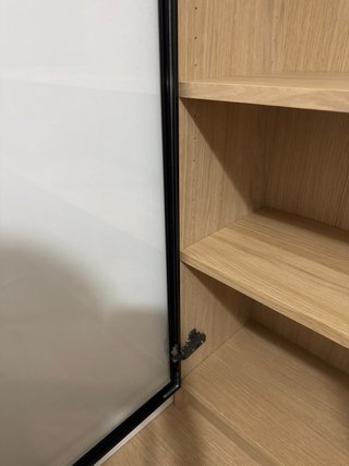 Estantería Billy Roble con Puertas Hogbo