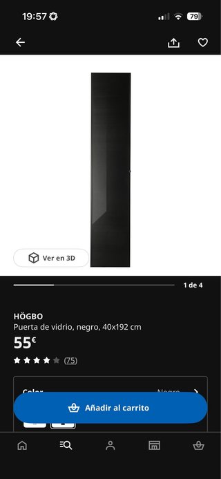 Estantería Billy Roble con Puertas Hogbo