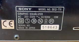 Ecualizador Sony SEQ-711
