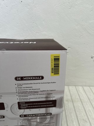 Cafetera Espresso Neretva 1450W Acero Inox