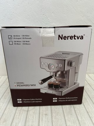 Cafetera Espresso Neretva 1450W Acero Inox