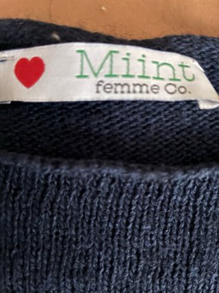 Jersey azul con corazón Mint