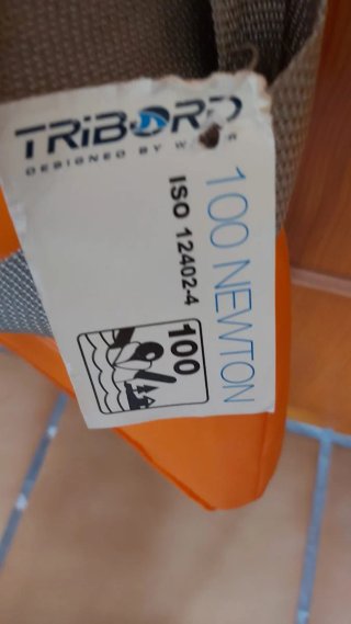 Chaleco salvavidas naranja Tribord 70 kg