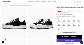 Maison Mihara Yasuhiro Zapatillas Negras