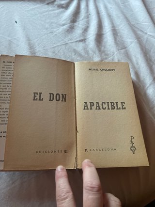 El don apacible Tomo I Mijail cholojov